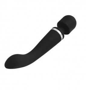 LODI - Dual Head AV Wand Vibrator (Chargeable - Black)